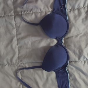 Aerie Navy Blue Real Me Full Coverage 34A